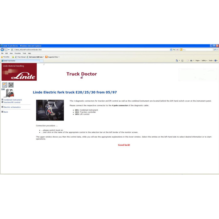 LINDE TRUCK DOCTOR 2.01.05