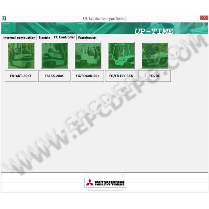 MITSUBISHI FORKLIFT UP-TIME v3.80