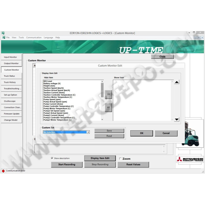 MITSUBISHI FORKLIFT UP-TIME v3.80