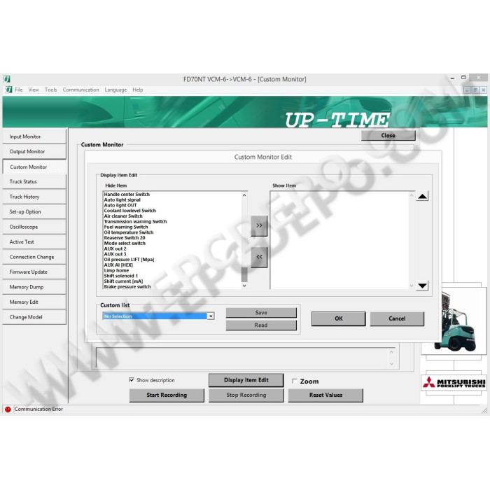 MITSUBISHI FORKLIFT UP-TIME v3.80