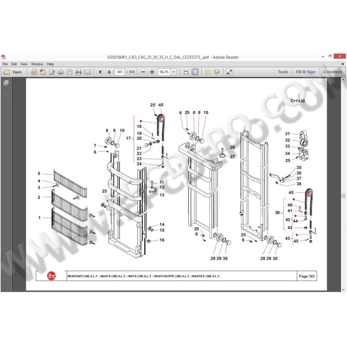 BT FORKLIFT EPC SPARE PARTS CATALOG