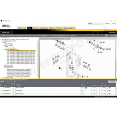 Caterpillar Forklift MCFA EPC spare parts catalog 2017