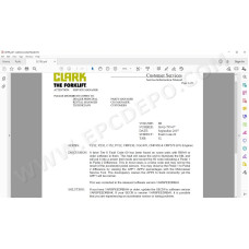 Clark Forklift Parts Pro Plus EPC parts catalog + service 2026