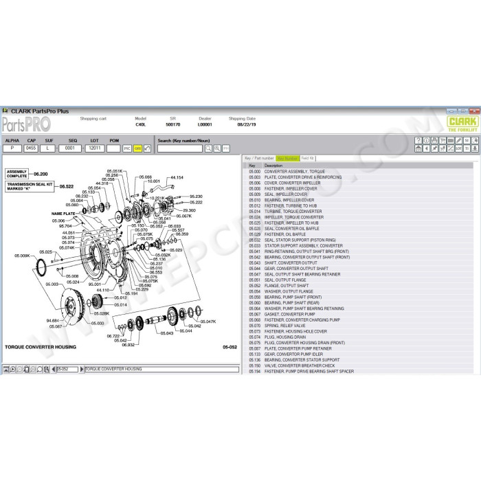 Clark Forklift Parts Pro Plus EPC parts catalog + service 2026