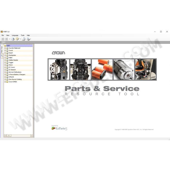 Crown Forklift EPC parts catalog + service manuals 2020