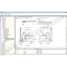 Crown Forklift EPC parts catalog + service manuals 2018