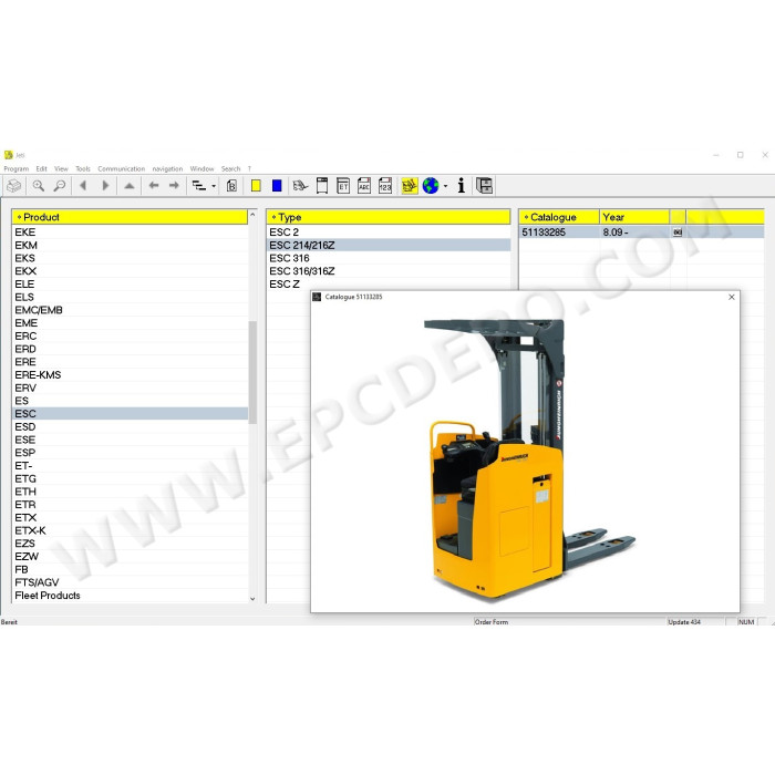 JUNGHEINRICH FORKLIFT EPC JETI ET v4.36 2021