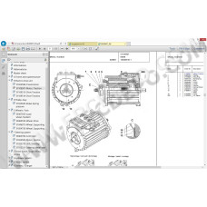Jungheinrich Forklift ECE 225 spare parts + operator manual