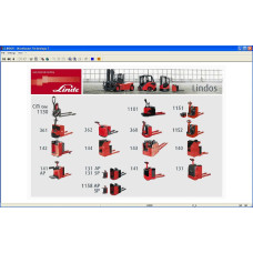 Linde Lindos Forklift Truck EPC parts catalog 2015