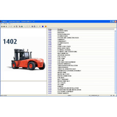 Linde Lindos Forklift Truck EPC parts catalog 2015