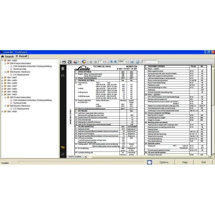 LINDE TRUCK EXPERT 2012 SERVICE DOCUMENTATION