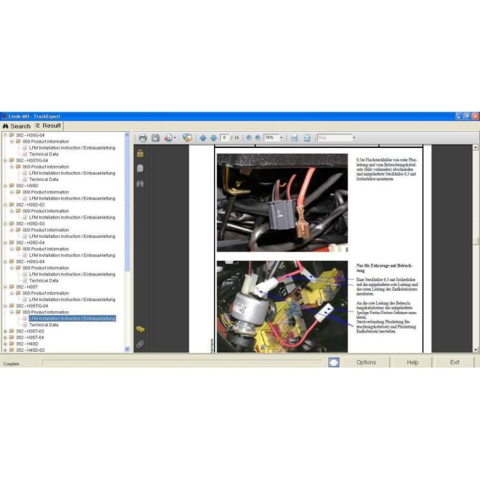 LINDE TRUCK EXPERT 2012 SERVICE DOCUMENTATION