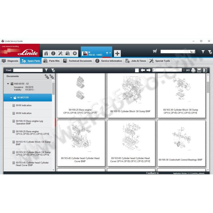 Linde Service Guide LSG 2016 EPC parts catalog + service