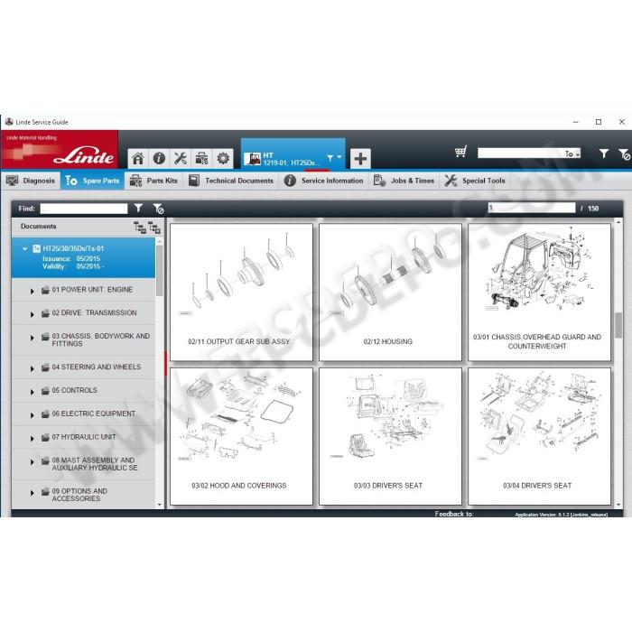Linde Service Guide LSG 2016 EPC parts catalog + service