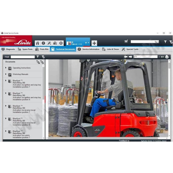 Linde Service Guide LSG 2016 EPC parts catalog + service