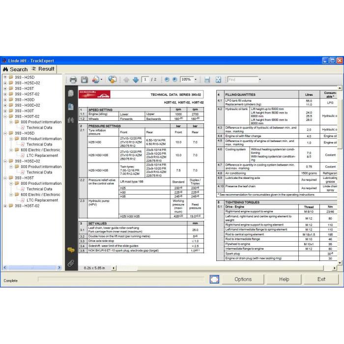 LINDE TRUCK EXPERT 2014 SERVICE DOCUMENTATION
