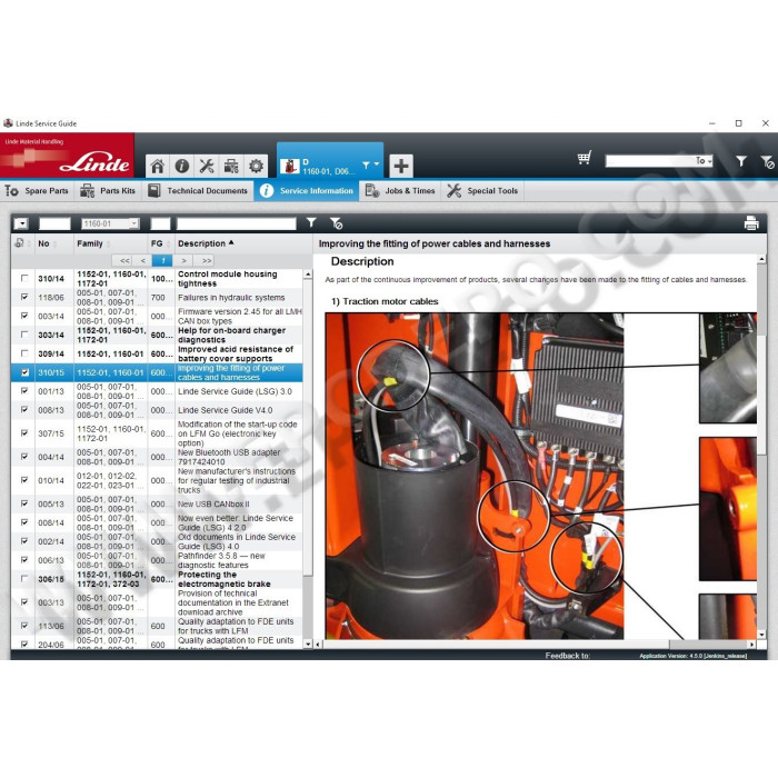 Linde Service Guide LSG 2015 EPC parts catalog + service