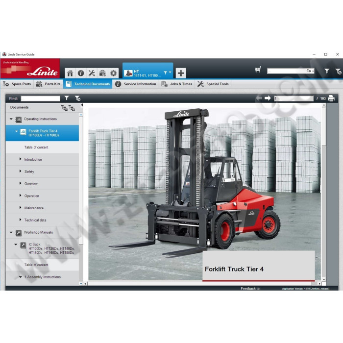 Linde Service Guide LSG 2015 EPC parts catalog + service