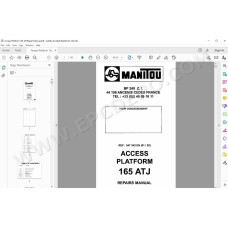Manitou Platform 165 ATJ service & repair manual