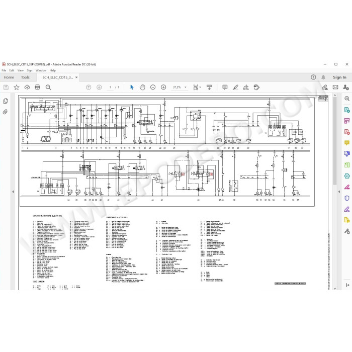 Manitou Forklift CD15P - CD35P CG15P - CG35P service manual