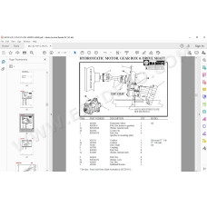 Manitou Forklift M2 30 H P/C - PS/P/PL/PXL spare parts manual