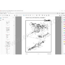 Manitou Forklift M2/4 30 40 50 CP P-G / PL-G / PXL-G parts manual