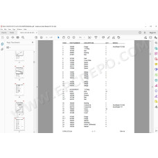 Manitou Forklift M2/4 30 40 50 CP P-G / PL-G / PXL-G parts manual