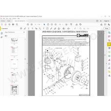Manitou Forklift M2/4 30 40 50 CP PS / P / PL / PXL parts manual