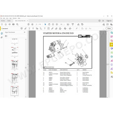 Manitou Forklift M2/4 30 40 50 CP PS / P / PL / PXL parts manual