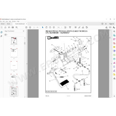 Manitou Forklift M230H P/C PSL 75 Hydrohawk parts manual