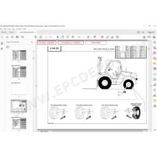 Manitou Forklift M30-2 M30-4 M40-2 M40-4 M50-2 M50-4 M60-2 M60-4 H / L parts manual