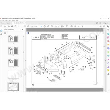 Manitou Forklift MA 460 470 spare parts manual