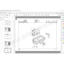 Manitou Forklift MA 460 470 spare parts manual
