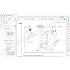 Manitou Forklift ME 315 316 318 320 48V S1 / S2 / S3 spare parts manual