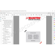 Manitou Forklift ME 418 420 425 445 450 48V / 80V Serie 3 service manual