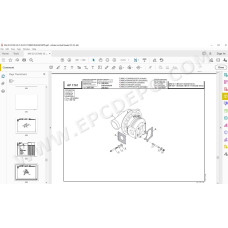 Manitou Forklift MH 20-4 25-4 / MSI 20 25 30 35 D / Turbo Buggie S2 E2 parts manual