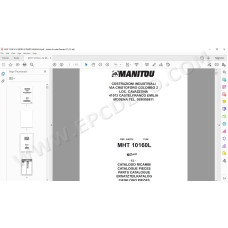 Manitou MHT 10160L Serie M E2 parts manual