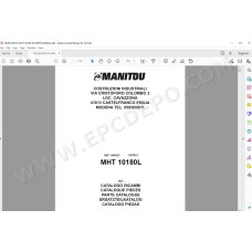 Manitou MHT 10180L E3 spare parts manual