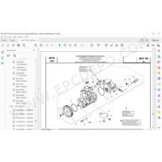 Manitou MHT 780 Turbo E3 spare parts manual