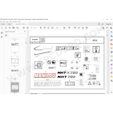 Manitou MHT MHT-X 790 spare parts manual