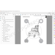 Manitou Forklift MI 60, MI 70 Turbo S2 E2 service manual