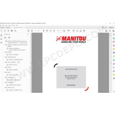 Manitou Forklift MI MI-X 50 A 70 G / 100 L D S1 service manual