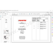 Manitou MLA 628 Powershift Serie 3 E2 spare parts manual