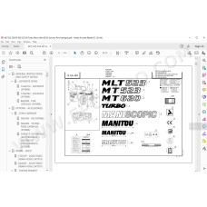Manitou MT MLT 523 620 Serie B E2 parts manual