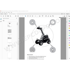 Manitou MLT 523 Turbo Evolution Serie C E3 service manual