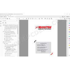 Manitou MLT MLT-X MT MT-X 625 75H / Turbo / Comfort Serie 1 / Serie 2 E3 service manual