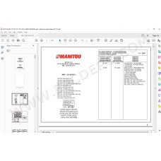 Manitou MLT 630 634 731 735 741 1035 Series D / 4 E3 parts manual