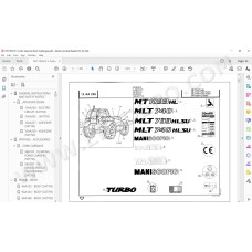 Manitou MLT 733 740 / MT 1033 Turbo parts manual