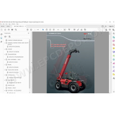 Manitou MLT 845 100D / 120D LSU ST3B Serie 1 service manual