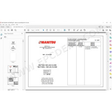 Manitou MLT 845 940 L 120 LSU Serie 3 E3 spare parts manual